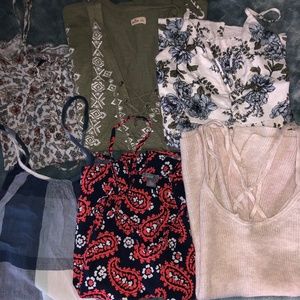 Patterned tank tops